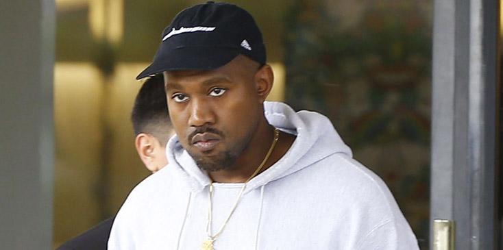 Kanye West Out Shopping In Beverly Hills