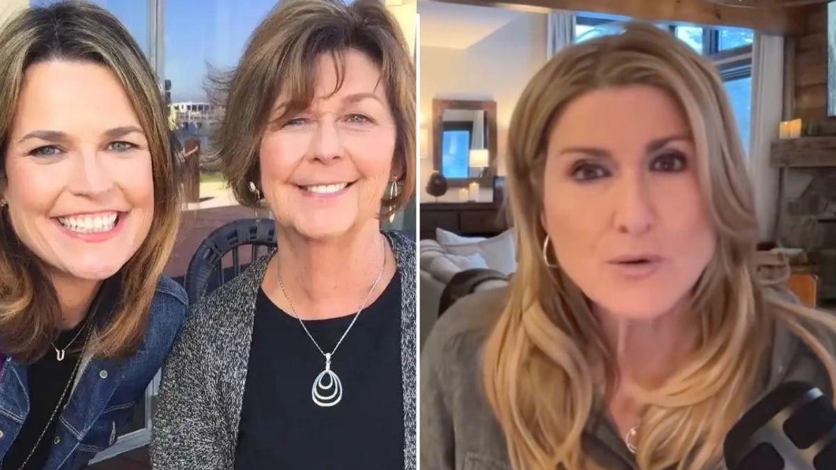 image split of savannah and Nancy guthrie and Ashleigh Banfield
