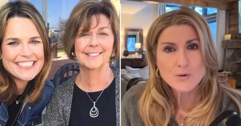 image split of savannah and Nancy guthrie and Ashleigh Banfield