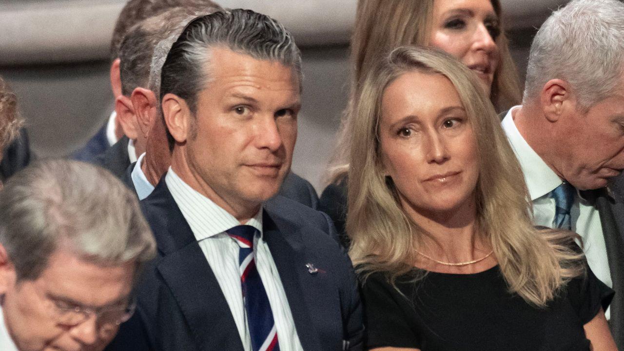 Image of Pete Hegseth was named in records requests seeking communications involving Jennifer Hegseth and other senior Pentagon officials.