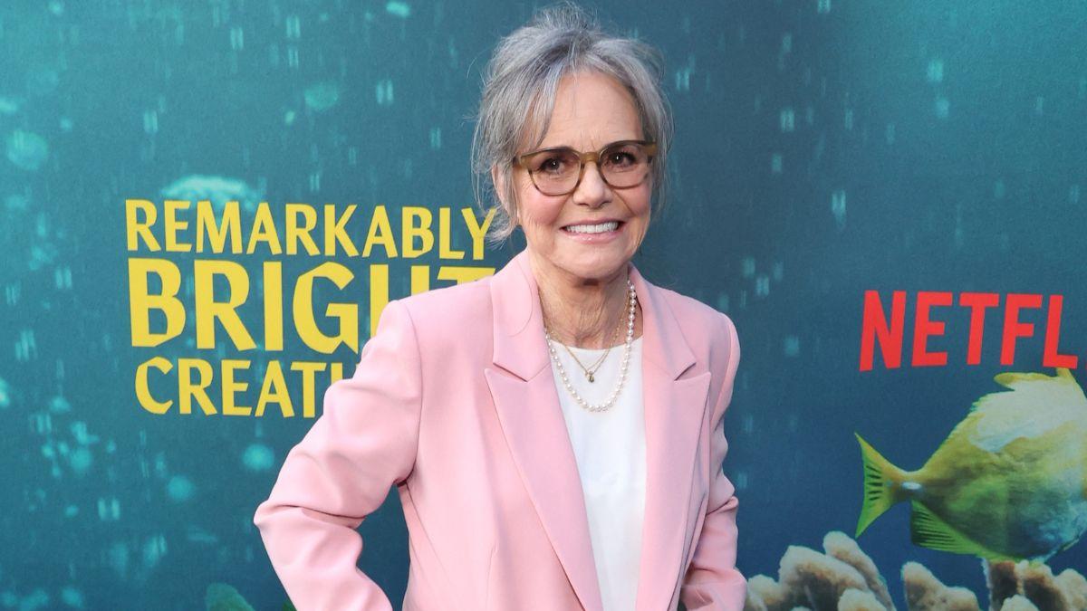 image of Sally Field plays a widow who befriends an octopus in her new Netflix movie. 