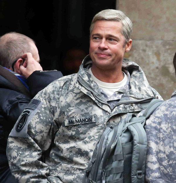 Brad pitt face facelift new hair grey 07