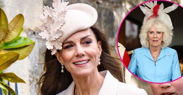 image of Kate middleton, inset queen camilla 