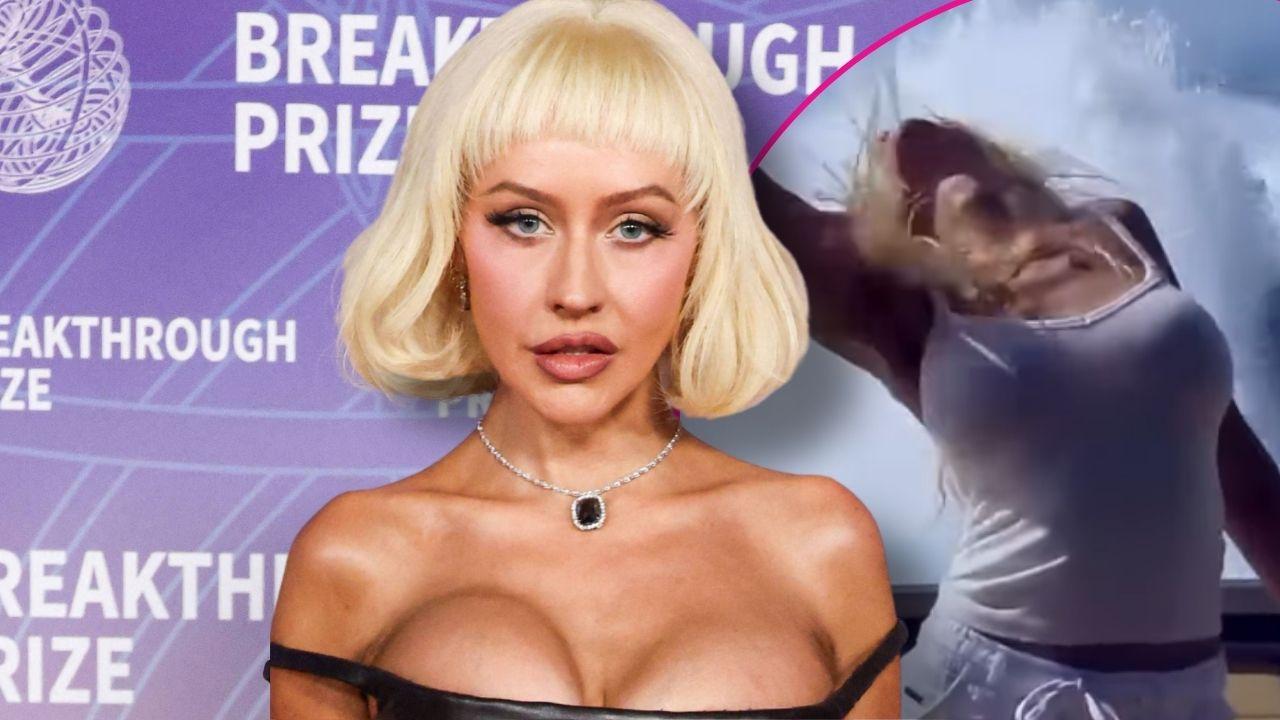 christina aguilera provocative dance video
