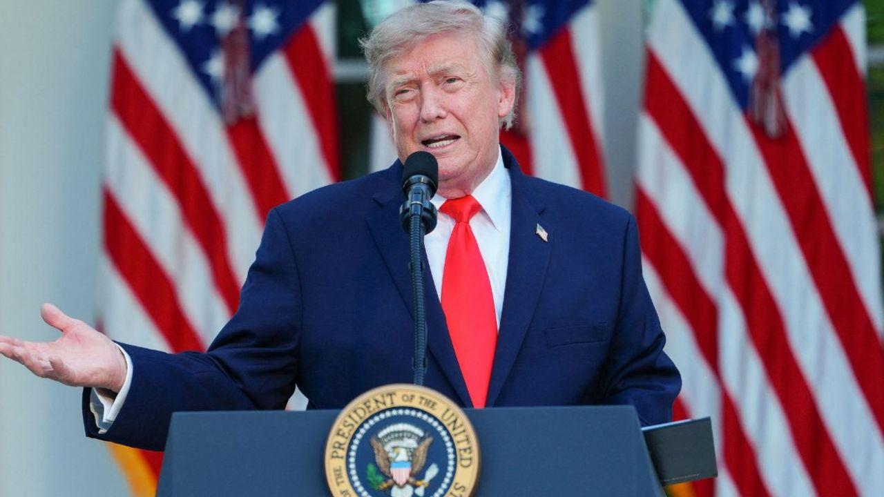 Image of the BBC's 'Panorama' documentary combined two clips from Donald Trump's January 6, 2021, speech.