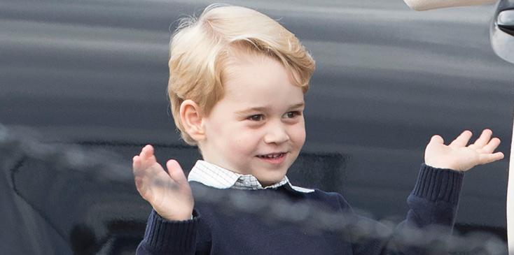 Prince George and Princess Charlotte wave goodbye to Canada