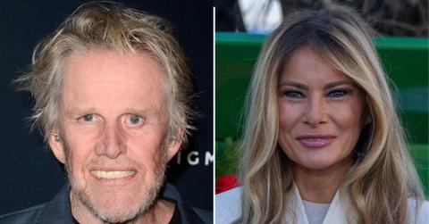 Photo of Gary Busey and Melania Trump