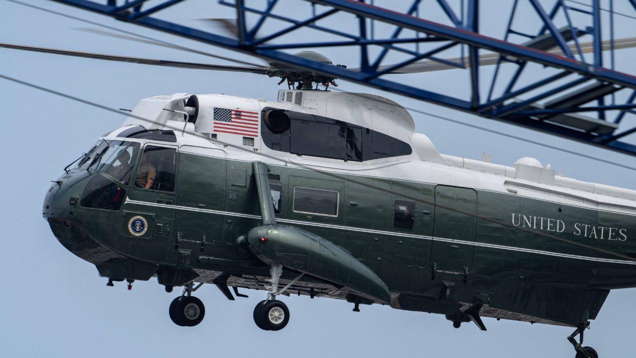 Image of The Marine One clip quickly fueled speculation across social media.