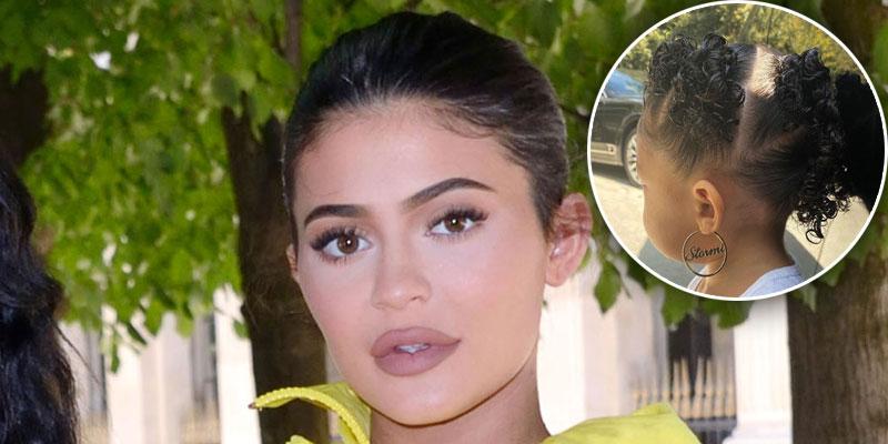 Kylie Jenner’s Daughter Stormi Refuses To Take Off Her Hoop Earrings