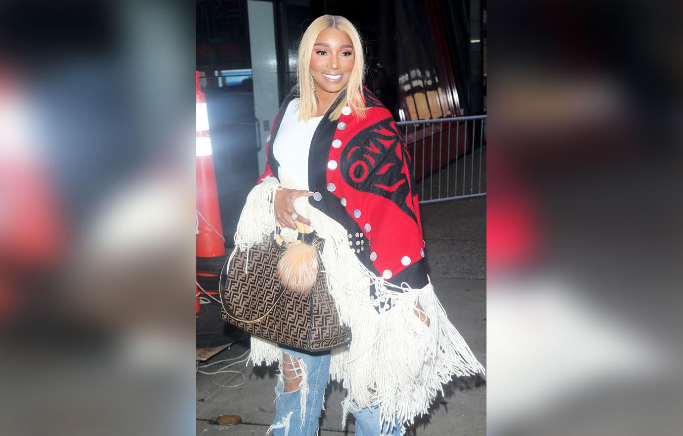 Nene Leakes Wearing Red Jacket