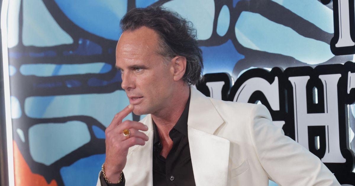 walton goggins snaps alleged feud white lotus aimee lou wood