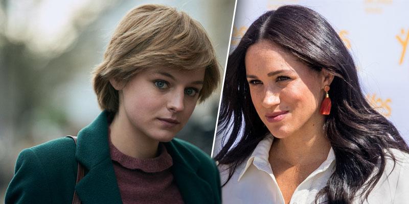 'The Crown' Fans Compare Diana And Meghan Markle's Royal Treatment