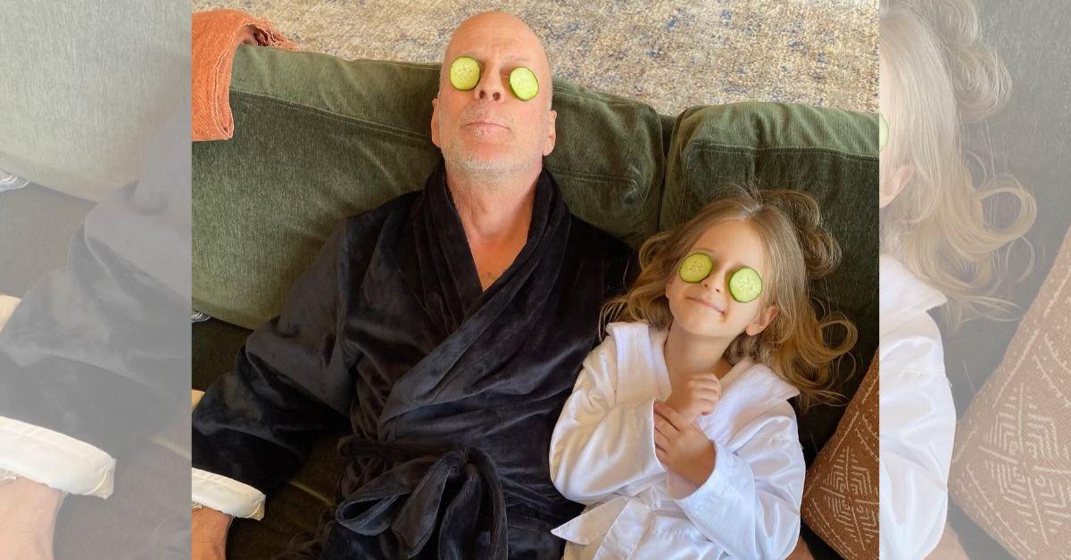 photo of Bruce Willis lives in a separate home from his wife and kids