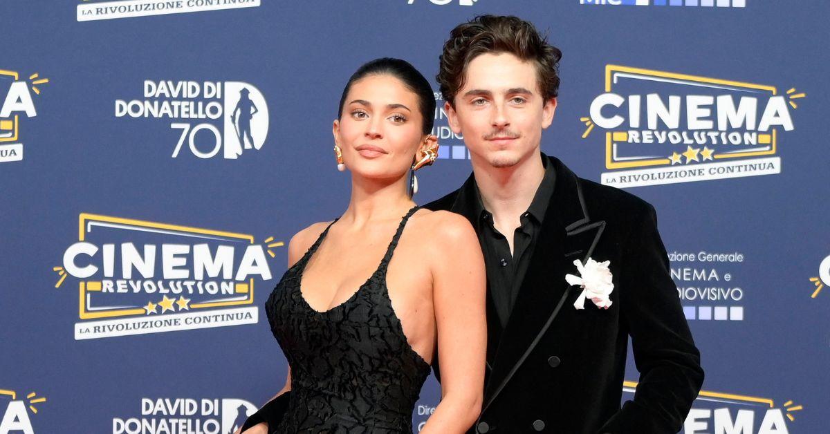 kylie jenner timothee red carpet debut