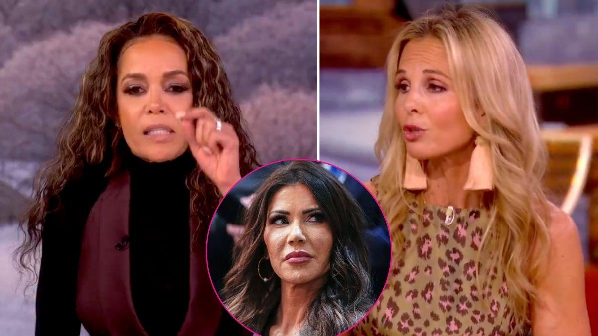 Composite photo of Sunny Hostin, Kristi Noem and Elisabeth Hasselbeck