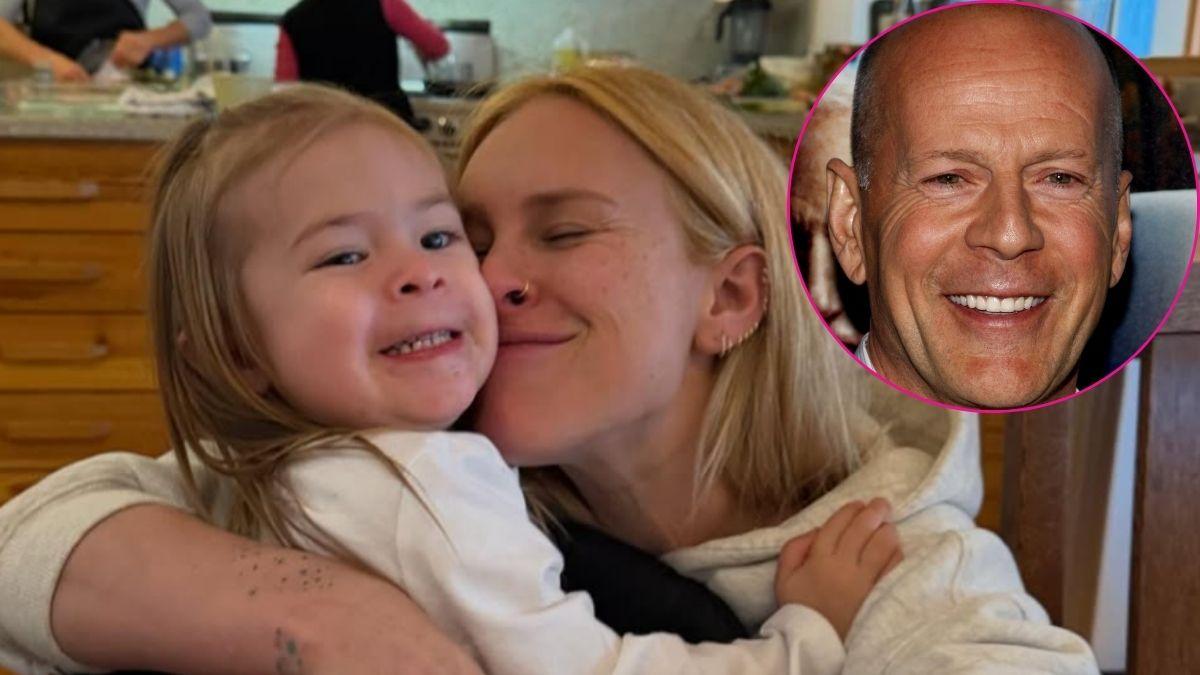 Photo of Rumer Willis and daughter Louetta; Bruce Willis