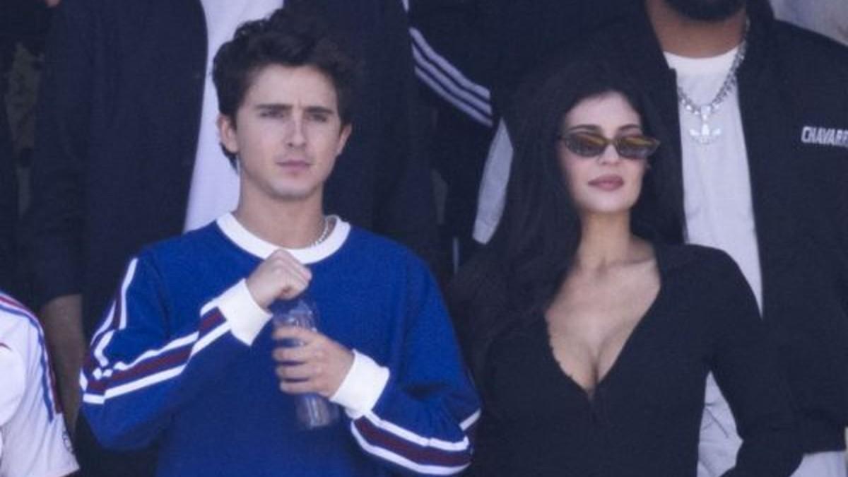 timothee chalamet kylie jenner world cup
