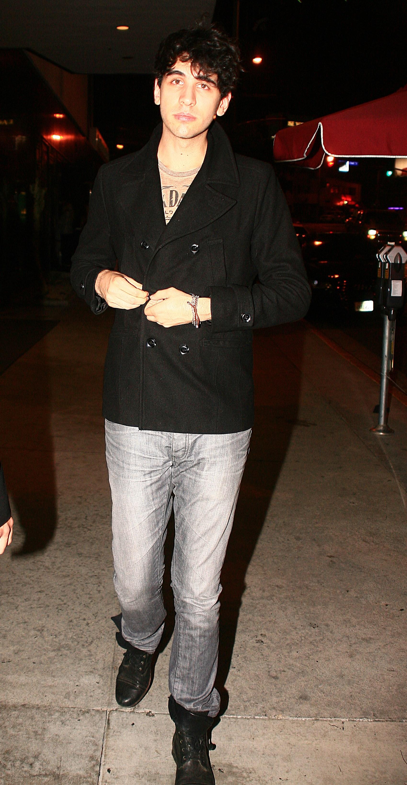 Nick Simmons comes out for a night of clubbing