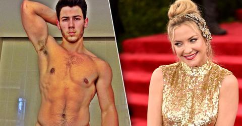 Nick jonas shirtless dating kate hudson cougar pp