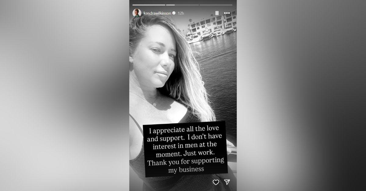 Kendra Wilkinson Says She Doesn't 'Have Interest in Men At The Moment'