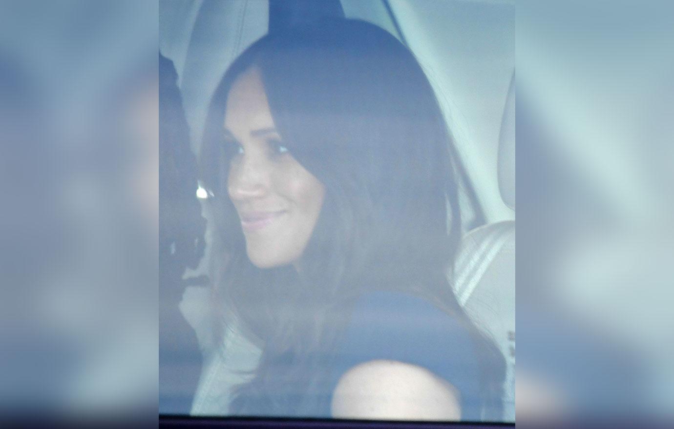 Meghan Markle leaves Windsor Castle with her mum Doria