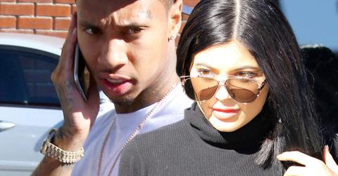 kylie jenner tyga arguing