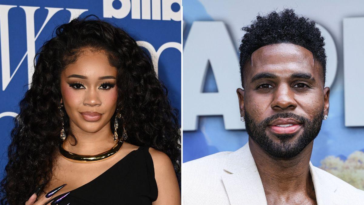 Photo of Saweetie and Jason Derulo.