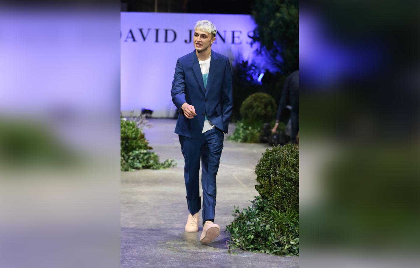 Anwar Hadid at the David Jones Spring Summer 2018 Collections Launch dress rehearsal