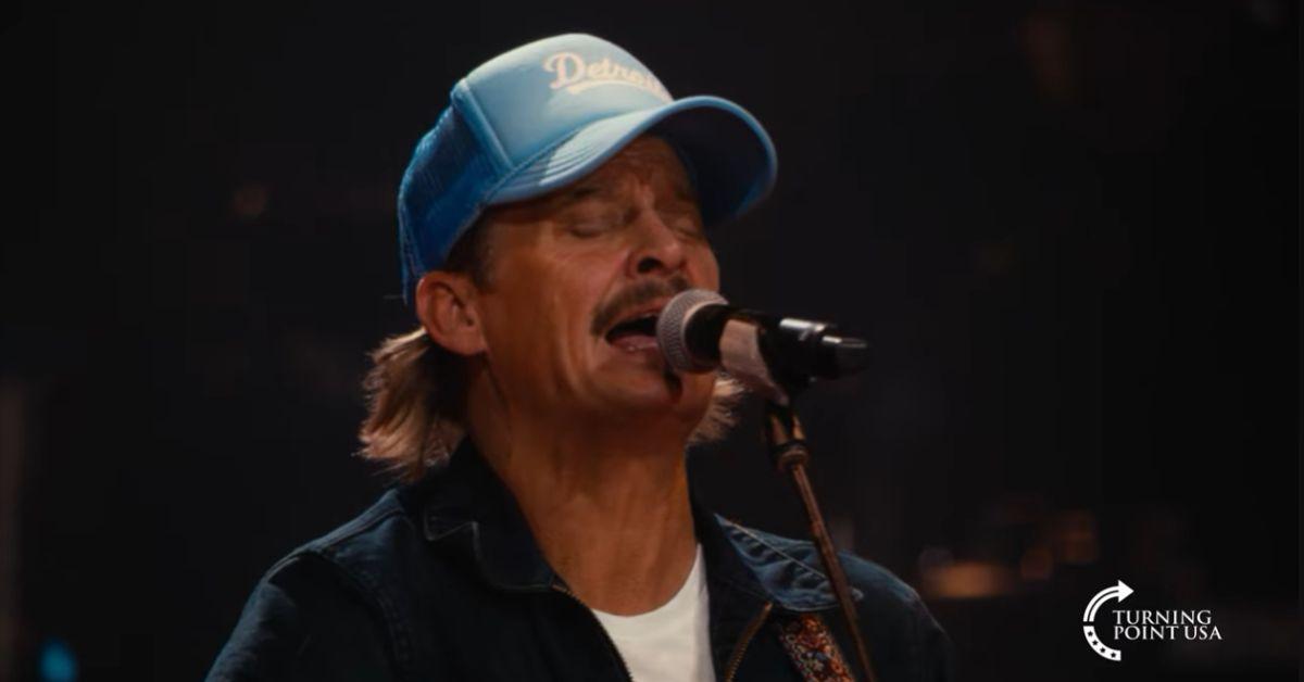 image of Kid Rock promoted his tour after responding to Conan O'Brien's joke. 