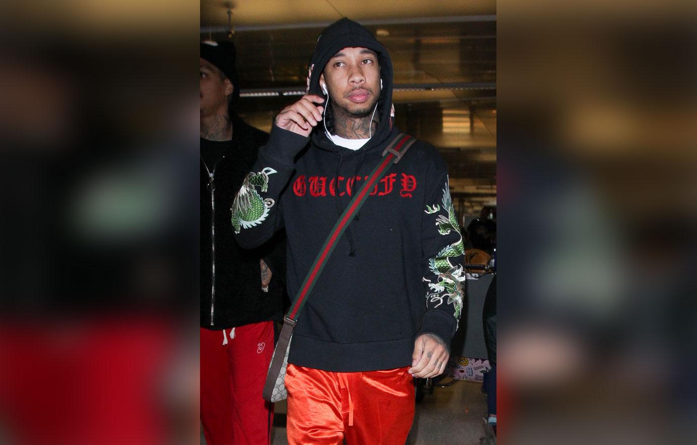 Tyga at airport