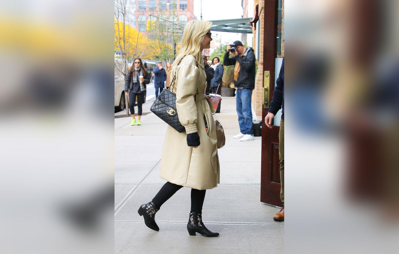 Jaime King was spotted out and about carrying her refreshing drink in New York City