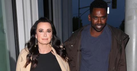 Kyle Richards arrives at Catch for a night out