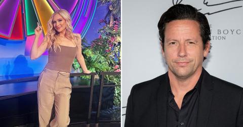 pat sajaks daughter maggie kisses ross mccall