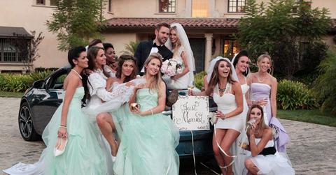 Bachelor contestants corinne and brittany go topless