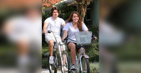 MILEY TAKES JUSTIN FOR A RIDE