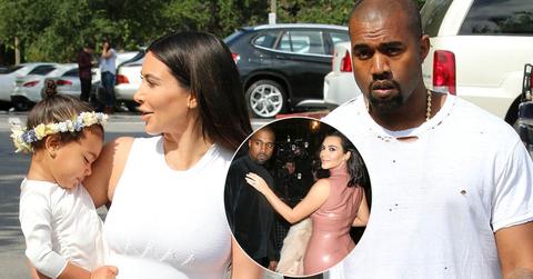 Kim Kardashian and Kanye West take North to the Calvary Community Church as they celebrate Easter with Kourtney, Khloe and Kendall in Calabasas, CA ***NO DAILY MAIL SALES****