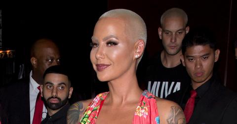 Amber Rose arrives at Peppermint Night club in L.A.