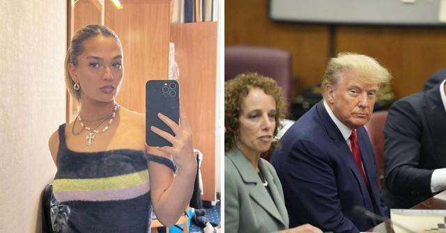 claudia conway celebrates donald trump being removed presidential ballot