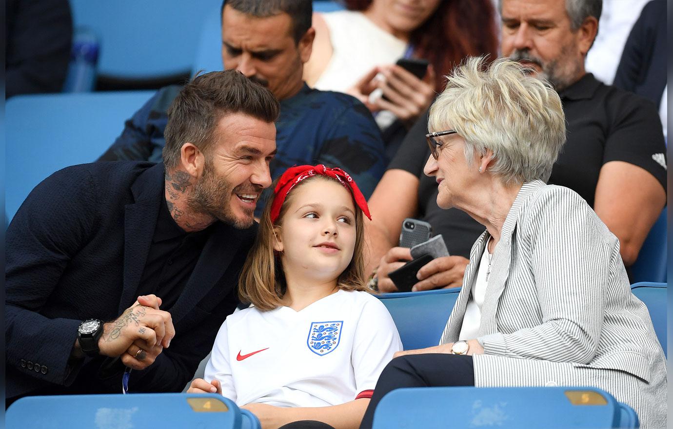 David Beckham & daughter Harper