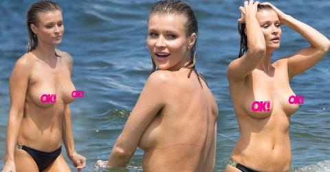 Joanna krupa topless naked bikini beach 10