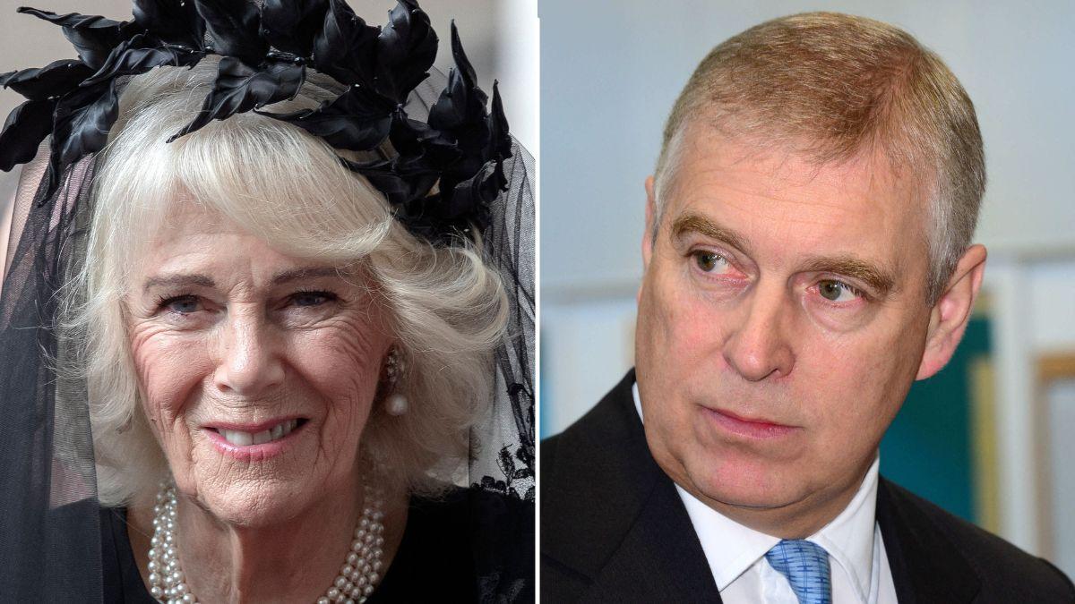 Photo of Queen Camilla and Prince Andrew