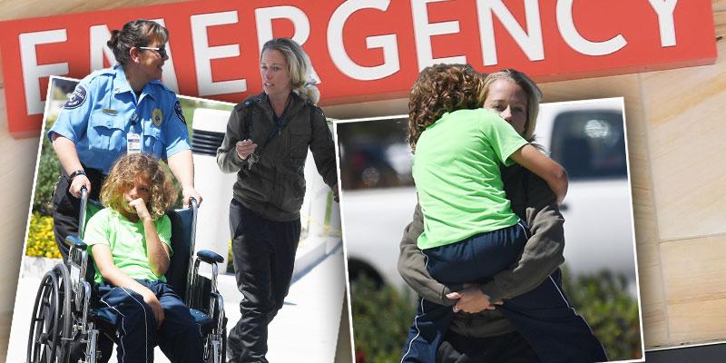 Kendra wilkinson hank baskett rush son to emergency room