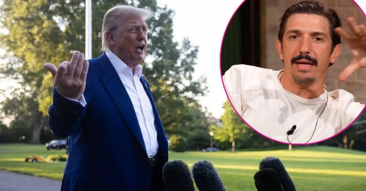 photo of Donald Trump and Andrew Schulz