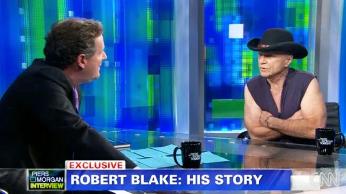 Image of Piers Morgan said Robert Blake 'completely lost it' with him during tense interview.