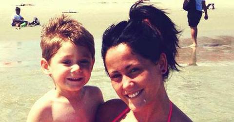 Jenelle evans jace beach august 2013
