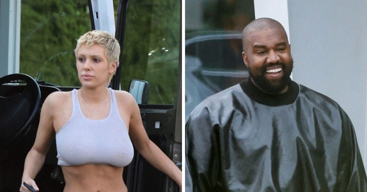 Kanye West's 'wife' Bianca Censori goes shoeless in completely