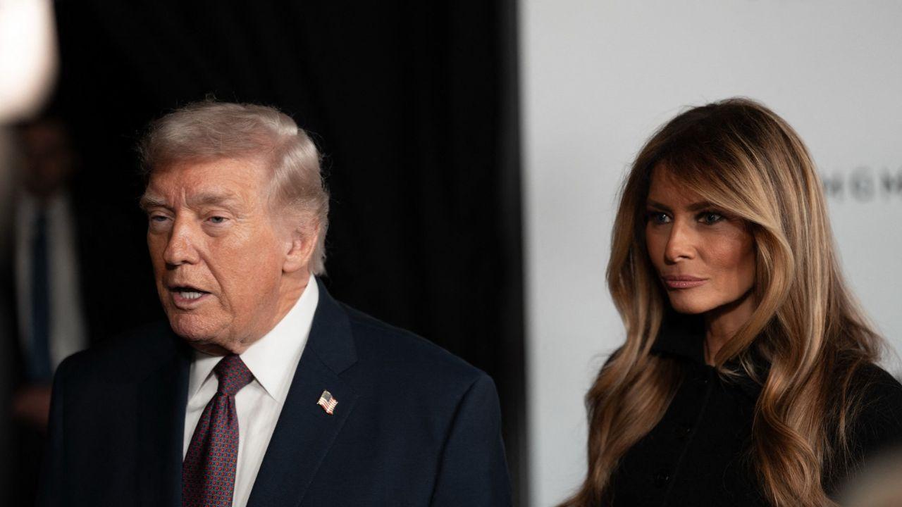 Image of Donald and Melania Trump