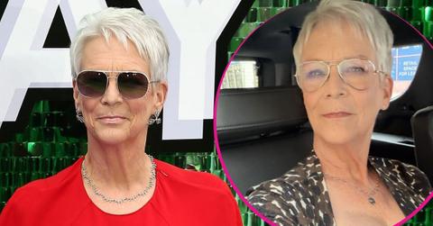 split image of Jamie Lee Curtis and Jamie Lee Curtis