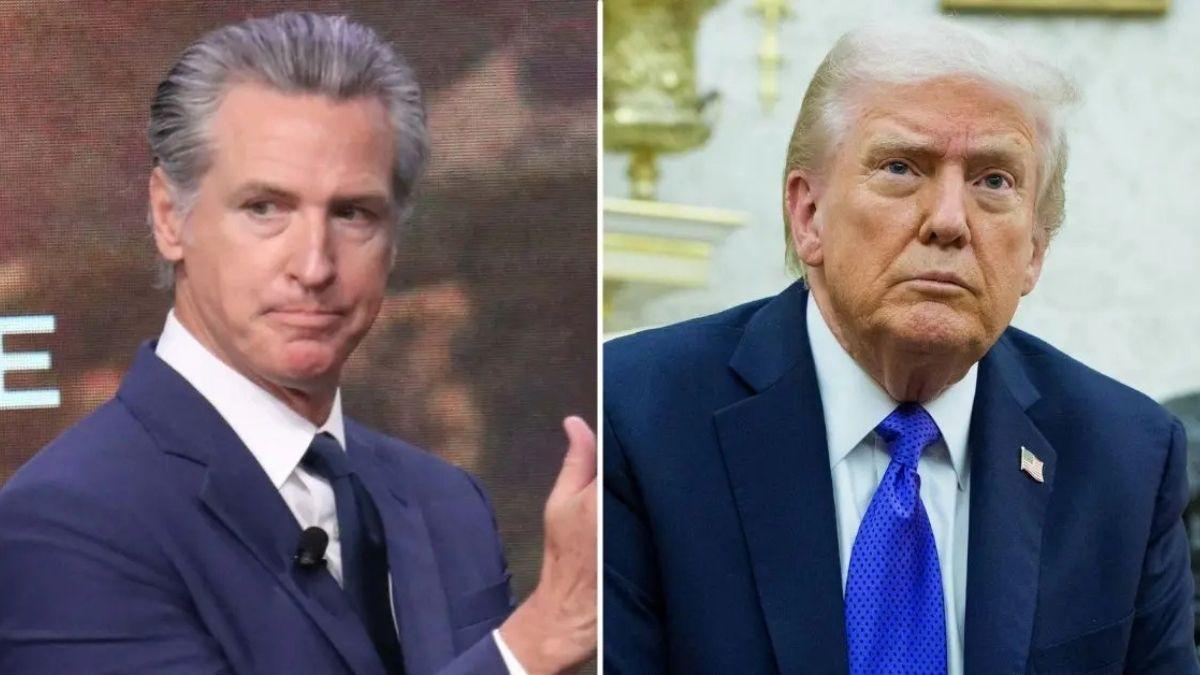 Photo of Gavin Newsom trolled Donald Trump with a meme on social media.