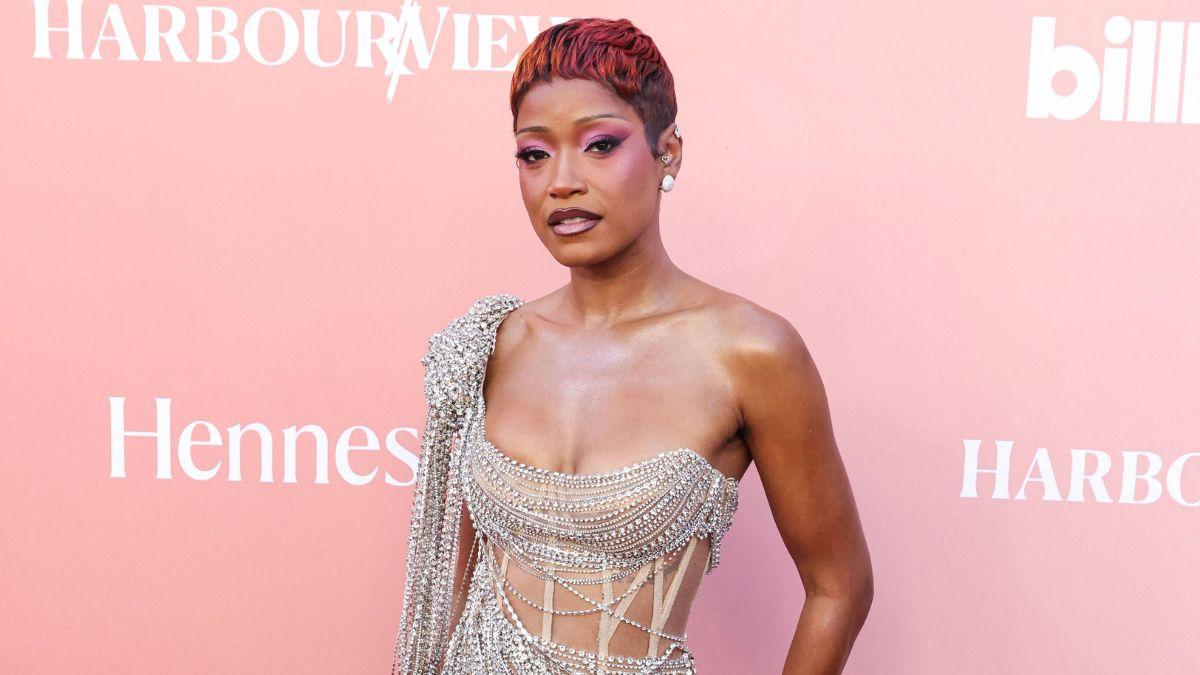 Image of Keke Palmer neither denied nor confirmed the rumors. 